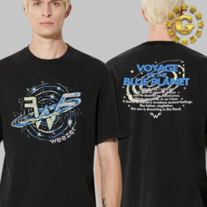 Weezer Voyage to the Blue Planet At Concert Punk Rock In Austin TX Two Side Unisex T-Shirt