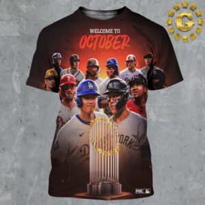 Welcome To October MLB Team Fox Sports All Over Print Shirt