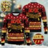 ACDC Hells Bells Signature Big Cracked Bell With Snowflakes Pattern Classic Gift For Fans Christmas Ugly Sweater