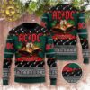 ACDC Jingle Hells Bells Let There Be Christmas With Flames Ugly Christmas Sweater Gift For Holiday