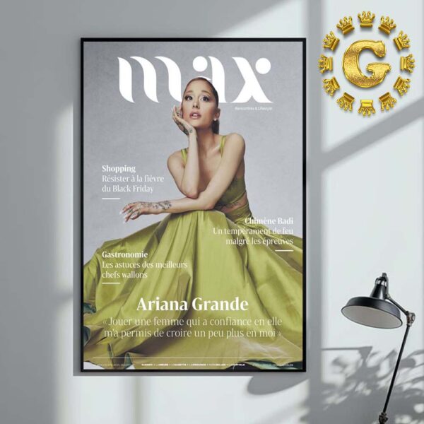 Ariana Grande For Belgian Magazine Max Home Decor Poster Canvas