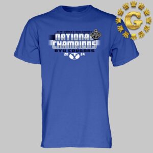 BYU Cougars 2024 NCAA Women’s Cross Country National Champions Royal Unisex T-Shirt