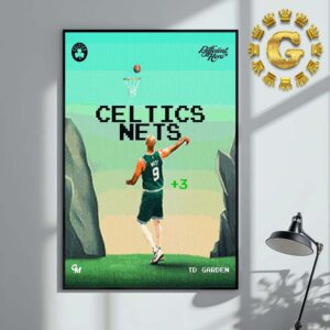 Boston Celtics Vs Brooklyn Nets Game Day NBA 2024 Home Decor Poster Canvas