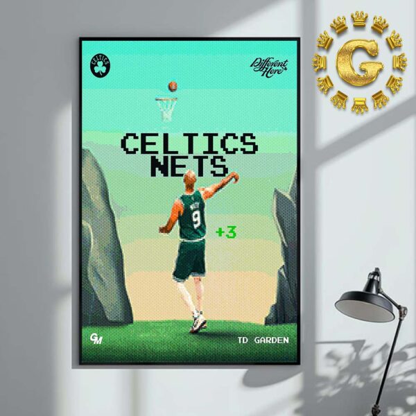 Boston Celtics Vs Brooklyn Nets Game Day NBA 2024 Home Decor Poster Canvas