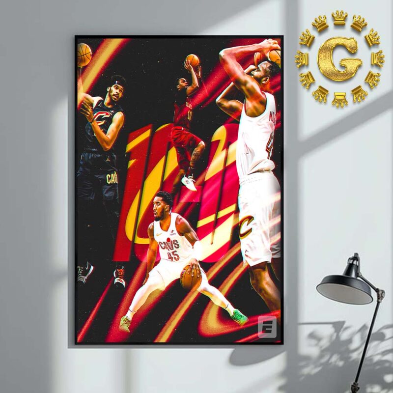 Cleveland Cavaliers 10 0 Cant Be Stopped NBA Home Decor Poster Canvas