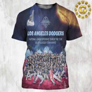 Congrats Los Angeles Dodgers National League Offensive Team Of The Year Silver Slugger Team Award 2024 MLB All Over Print Shirt