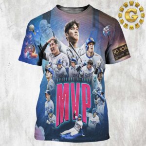 Congrats Shohei Ohtani Los Angeles Dodgers 2024 National League MVP MLB All Over Print Shirt