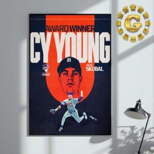 Congratulation To Tarik Skubal Detroit Tigers 2024 American league CY Young Award Winner MLB Home Decor Poster Canvas