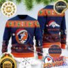 NFL Denver Broncos Woolen Custom Name Ugly Christmas Sweater For Holiday