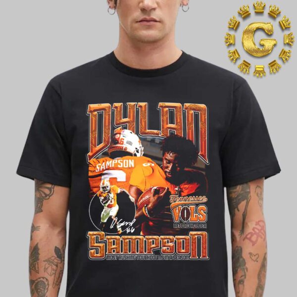 Dylan Sampson Tennessee Volunteers Vintage Icon NIL Unisex T-Shirt