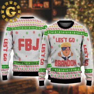 FJB Let’s Go Brandon Trump Holiday 2024 Ugly Christmas Sweater