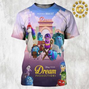 First Poster For Dream Productions The Inside Out Spinoff All Episodes December 11 2024 on DisneyPlus All Over Print Shirt