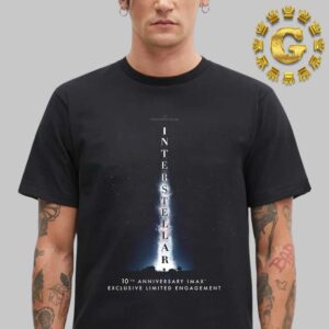 First Poster For Interstellar The 10th Anniversary Of Christopher Nolan In Theatres And Imax December 6th 2024 Unisex T-Shirt