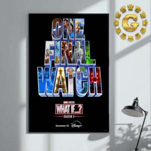 First Poster For Marvel What If Season 3 Final Season One Final Watch Releasing On DisneyPlus On December 22th 2024 Home Decor Poster Canvas