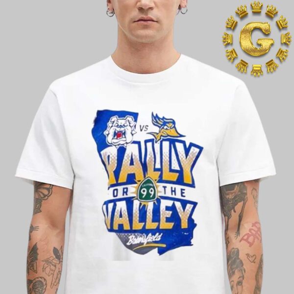 Georgia Bulldogs Vs Los Angeles Chargers Rally For The Valley Bakersfield Unisex T-shirt