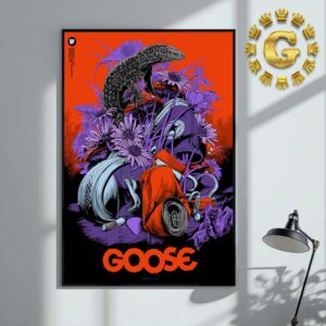 Goose Official Poster At Andrew J Brady Music Center In Cincinnati OH On November 8 2024 Home Decor Poster Canvas