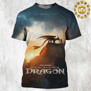 How To Train Your Dragon Live Action Movie Poster In Theaters On June 13 All Over Print Shirt