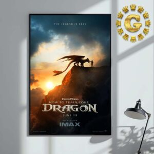 How To Train Your Dragon Live Action Movie Poster In Theaters On June 13 Home Decor Poster Canvas