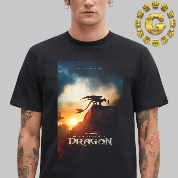 How To Train Your Dragon Live Action Movie Poster In Theaters On June 13 Unisex T-Shirt