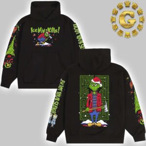 Ice Nine Kills x Terrifier 3 Green Grinch Enjoy Your Sleigh IX Merry Christmas Unisex Hoodie Shirt