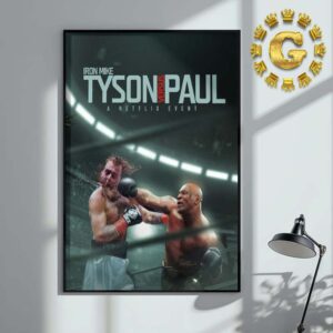 Iron Mike Tyson Versus Jake Paul Home Decor Poster Canvas