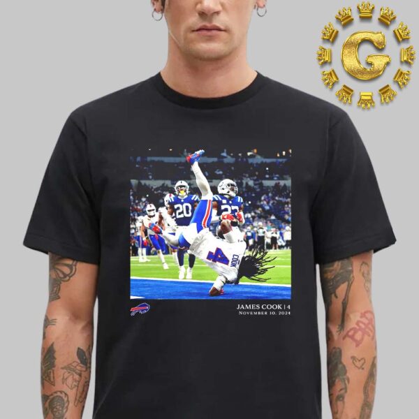 James Cook Buffalo Bills NFL Flash Features Week 10 Unisex T-Shirt