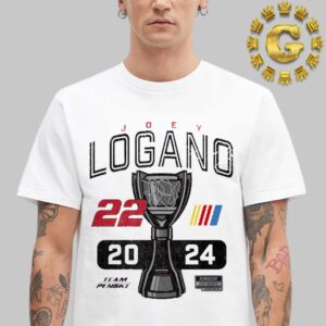 Joey Logano Team Penske Charcoal 2024 NASCAR Cup Series Champion Lifestyle Unisex T-Shirt