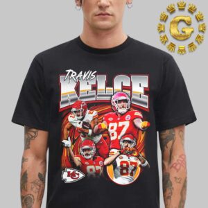 Kansas City Chiefs Travis Kelce Fanatics Black Notorious Player Graphic NFL Unisex T-Shirt