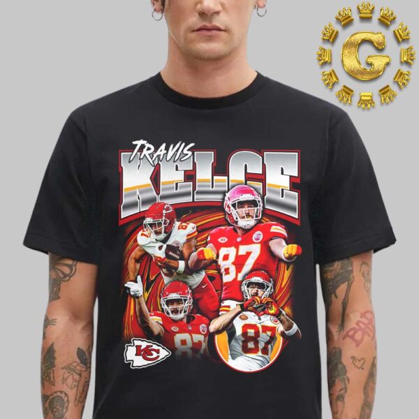 Kansas City Chiefs Travis Kelce Fanatics Black Notorious Player Graphic NFL Unisex T-Shirt