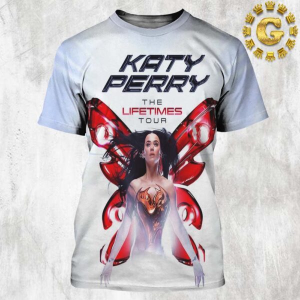 Katy Perry The Life Times Tour 2025 All Over Print Shirt