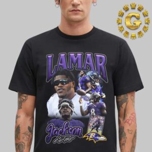 Lamar Jackson Baltimore Ravens Limited Vintage Tee NFL Unisex T-Shirt