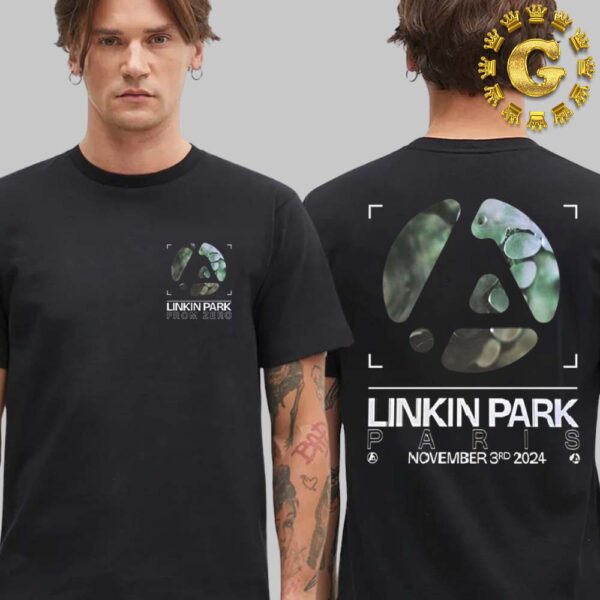 Linkin Park From Zero World Tour 2024 Tee In The Paris La Defense Arena On November 3rd 2024 Two Sides T-Shirt