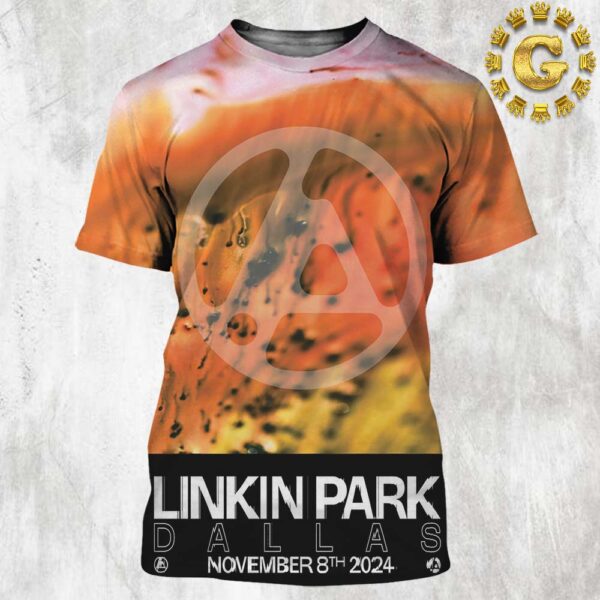 Linkin Park From Zero World Tour Limited Edition Merch Poster At Dallas In Texas On November 8th 2024 All Over Print Shirt