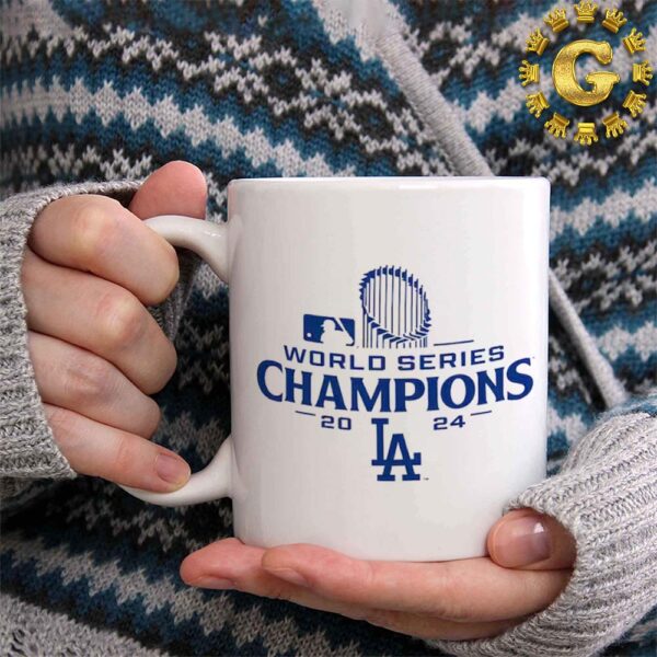 Los Angeles Dodgers 2024 World Series Champions Ceramic Mug