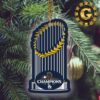 Los Angeles Dodgers 2024 World Series Champions Christmas Tree Decorations Ornament