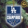 Los Angeles Dodgers 2024 World Series Champions Christmas Tree Decorations Ornament