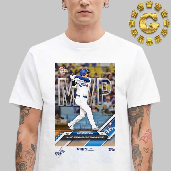 Los Angeles Dodgers Shohei Ohtani White 2024 National League MVP Limited Edition Unisex T-Shirt