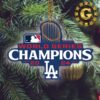 Mookie Betts Los Angeles Dodgers FOCO 2024 World Series Champions Christmas Tree Decorations Ornament