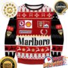 Marlboro Racing Pattern Classic Gift For Fans Christmas Ugly Sweater