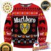 Marlboro Racing Xmas 2023 Party Custom Name Xmas 2024 Holiday Gift Ugly Christmas Sweater