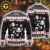 Don’t Stop Believin Gothic Xmas 2024 Holiday Gift Ugly Christmas Sweater