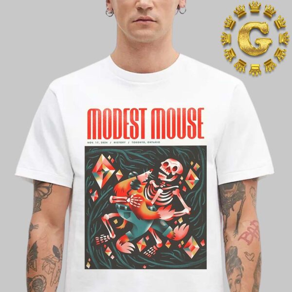 Modest Mouse Tonight Poster At History In Toronto Ontario Canada On November 17th 2024 Unisex T-Shirt