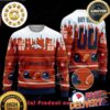 NFL Denver Broncos Woolen Pattern Custom Name Ugly Christmas Sweater For Holiday