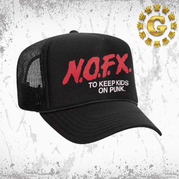 NOFX Official Merch Cap Dare Trucker Nofx To Keep Kid On Punk Classic Cap Hat Snapback