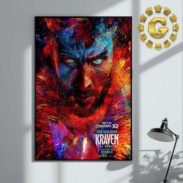 New Poster For Kraven The Hunter Exclusively In Movie Theatres December 13 2024 Home Decor Poster Canvas