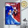 Official Poster For Sonic 3 The Hedgehog Feel It In 4DX Only In Theatres December 20 2024 Home Decor Poster Canvas