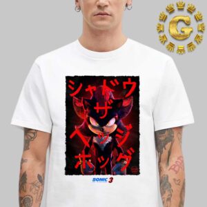 New Poster For Sonic 3 The Hedgehog Releasing in theaters on December 20th 2024 Unisex T-Shirt