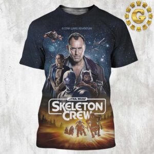 New Poster For Star Wars Skeleton Crew Premiering On Disney Plus On December 3 2024 All Over Print Shirt