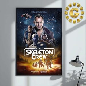 New Poster For Star Wars Skeleton Crew Premiering On Disney Plus On December 3 2024 Home Decor Poster Canvas