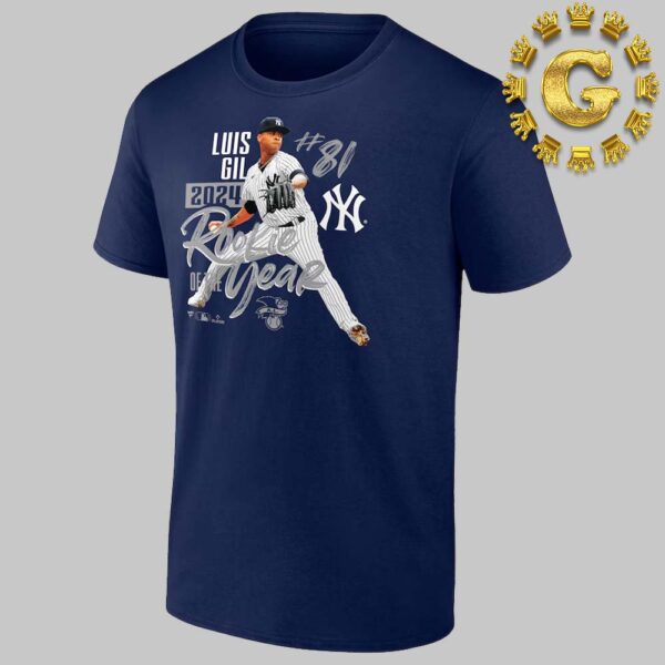 New York Yankees Luis Gil 2024 American League Rookie Of The Year Unisex T-Shirt